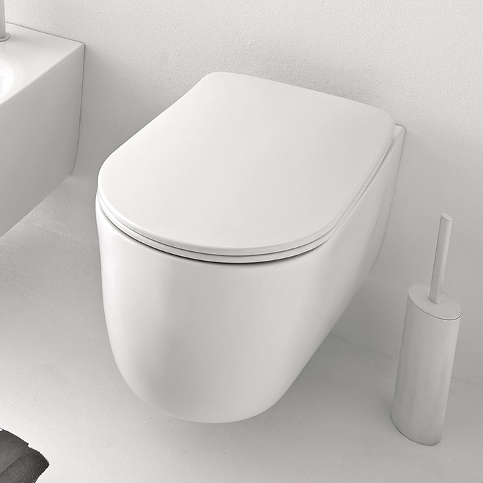 Подвесной унитаз Kerasan «Nolita белый матовый» купить по выгодной цене