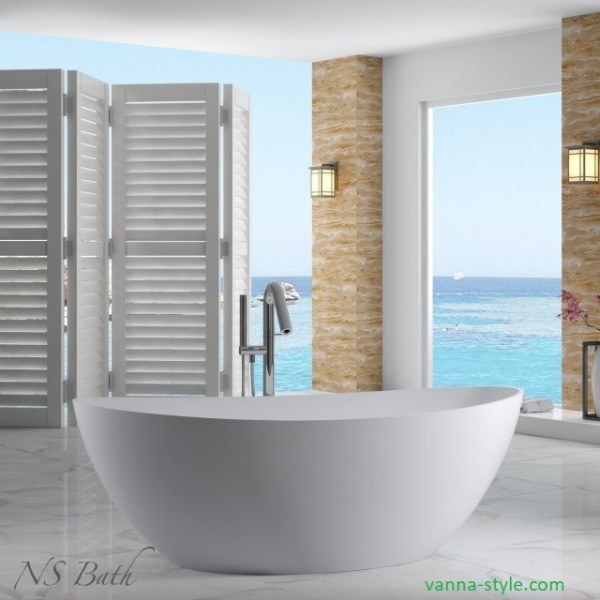 Каменная ванна NS Bath NSB-16807 матовая