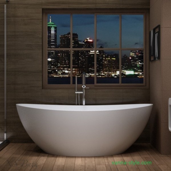 Каменная ванна NS Bath NSB-18901 матовая