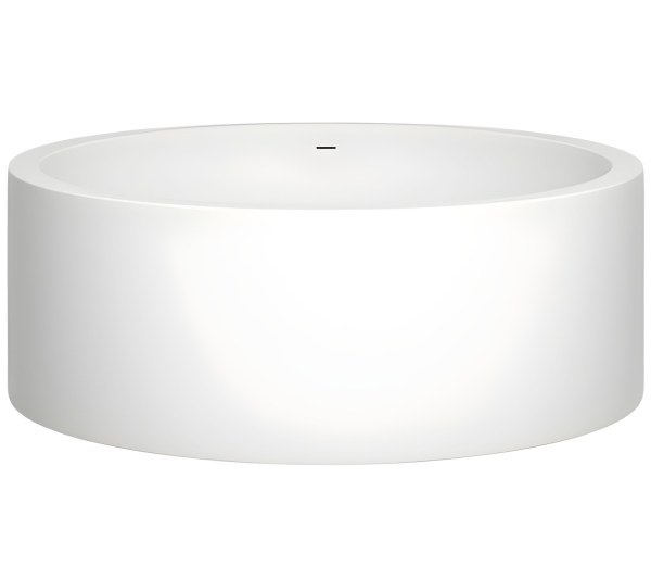 Ванна Salini Isola 200x200 из искусственного камня, отдельностоящая, круглая