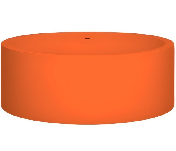 Ванна Salini Isola 200x200 S-Sense RAL глянцевая из искусственного камня, отдельностоящая, круглая