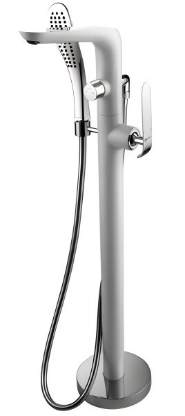 Напольный смеситель для ванны Lemark Melange LM4944CW с душем