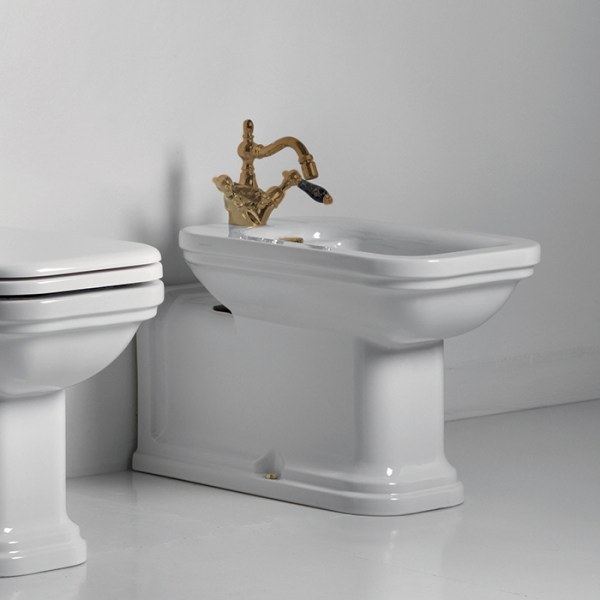 Биде напольное Kerasan Waldorf 65 бронза