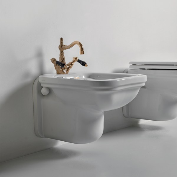 Биде Kerasan Waldorf 55 подвесное бронза