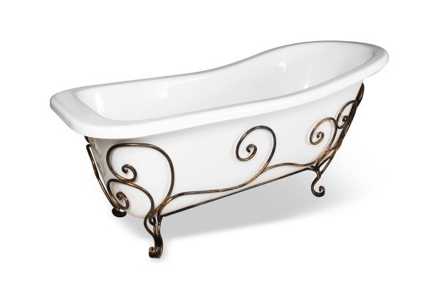 Каменная ванна Эстет Царская 150