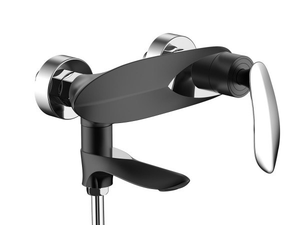 Смеситель для ванны Grocenberg GB 8001 черный матовый