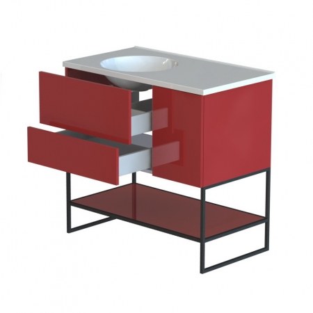 Мебель Астра-Форм ЛОФТ 90 2 ящика на опоре