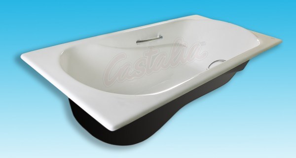 Чугунная ванна Castalia Venera 180 с ручками