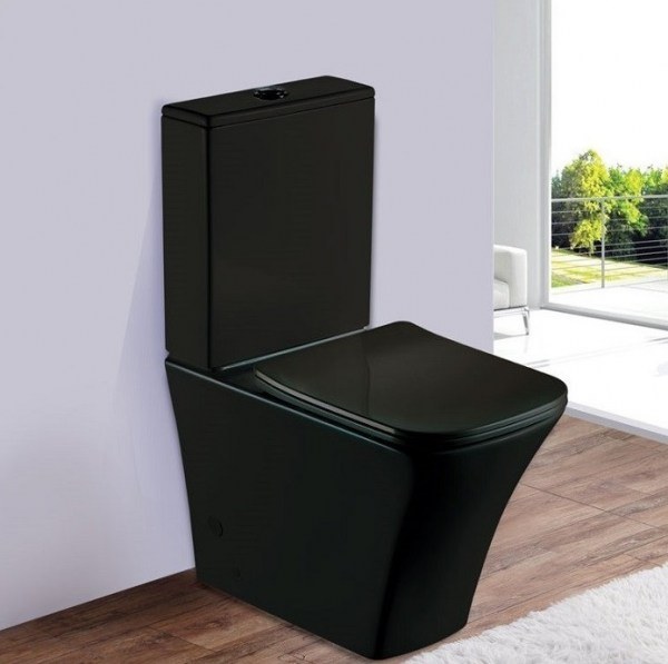 Унитаз напольный Esbano Crisan Матовый черный