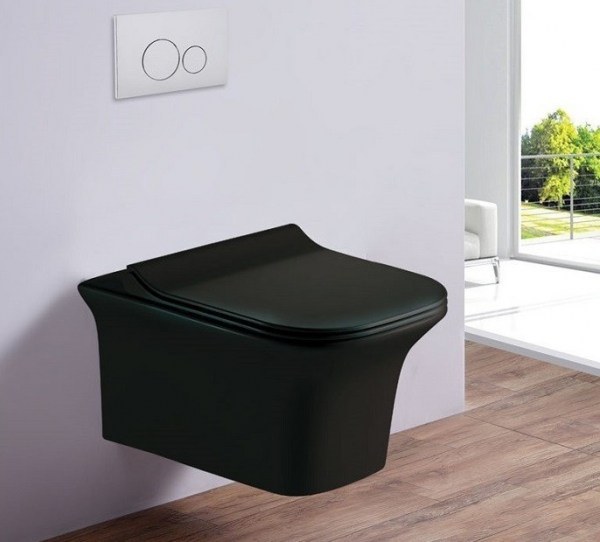 Унитаз подвесной Esbano Azul Черный матовый