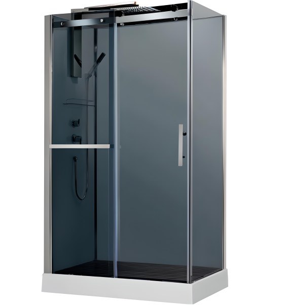 Душевая кабина Orans SR-8629ED 120x80 без крыши, тонированное стекло