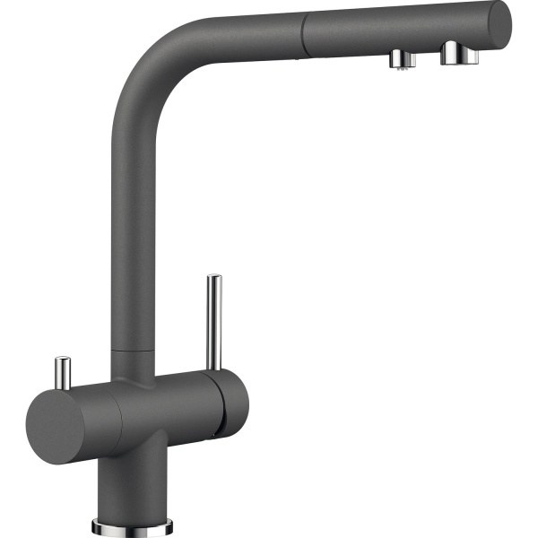 Смеситель для кухни Blanco Fontas-S II Silgranit Темная скала