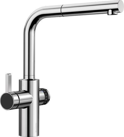 Смеситель для кухни Blanco Evol-S Volume Хром Ручка слева