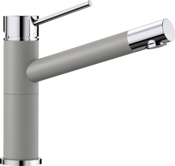 Смеситель для кухни Blanco Alta Compact Silgranit Алюметаллик