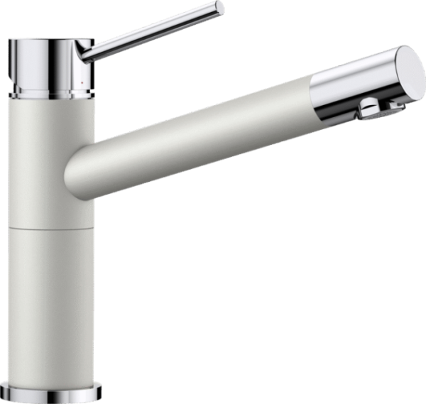 Смеситель для кухни Blanco Alta Compact Silgranit Жемчужный