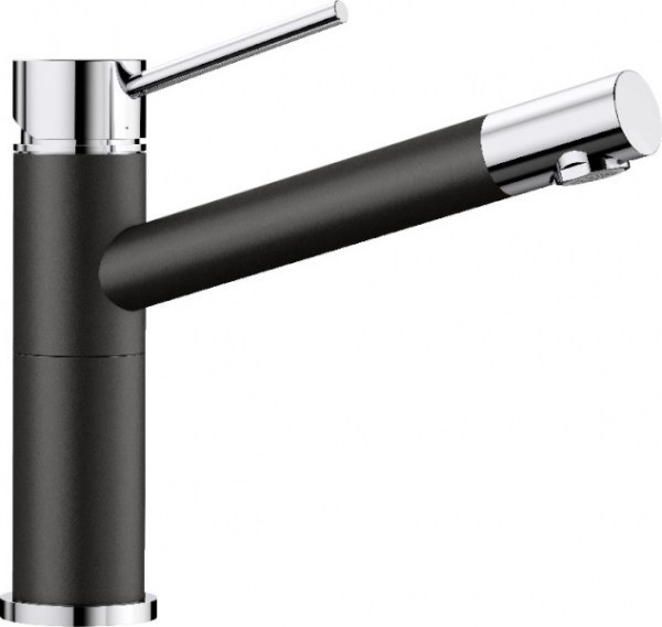 Смеситель для кухни Blanco Alta Compact Silgranit Черный