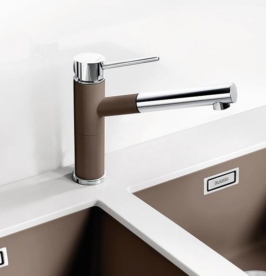 Смеситель для кухни Blanco Alta-S Compact Silgranit Кофе