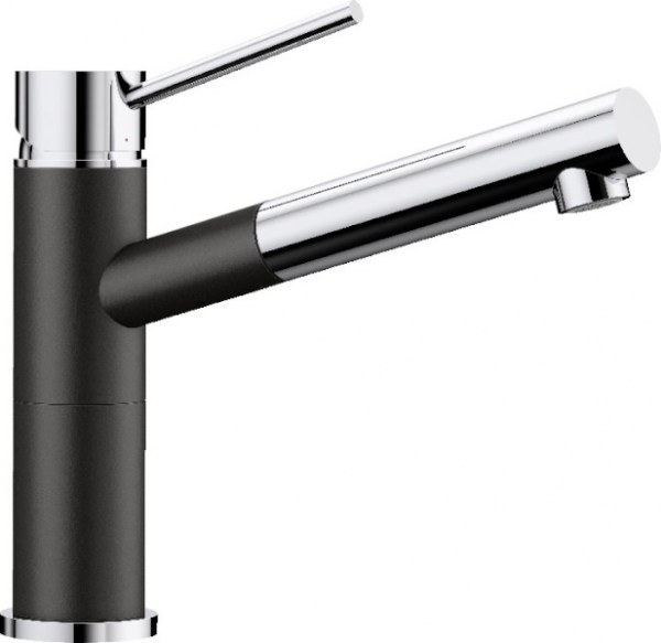 Смеситель для кухни Blanco Alta-S Compact Silgranit Черный