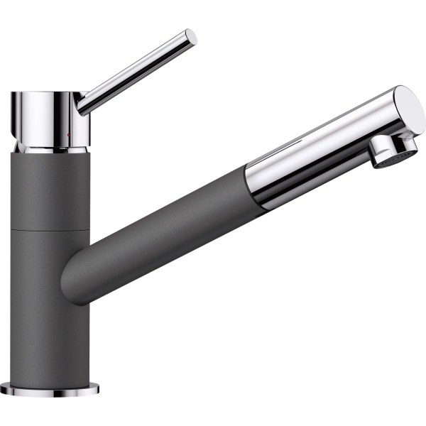 Смеситель для кухни Blanco Kano-S Silgranit Темная скала