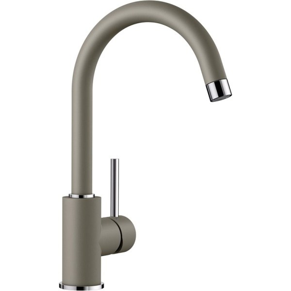 Смеситель для кухни Blanco Mida Silgranit Серый бежевый