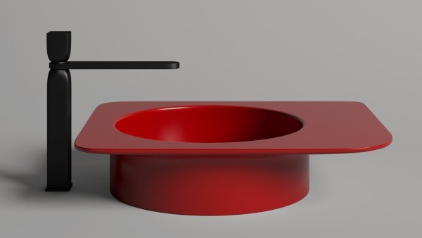 Раковина Salini Ninfea 02 S-Stone RAL из искусственного камня