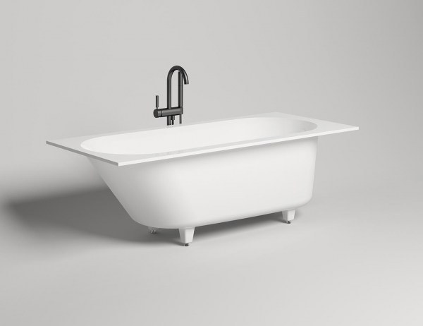 Ванна Salini Ornella 170x80 S-Sense матовая из искусственного камня