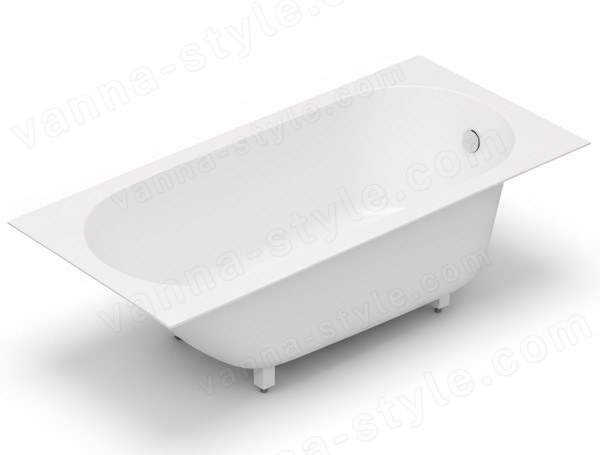 Ванна Salini Ornella 170x80 S-Sense матовая из искусственного камня