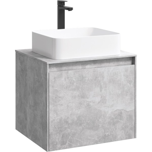 Мебель Aqwella 5 stars Mobi 60 бетон светлый