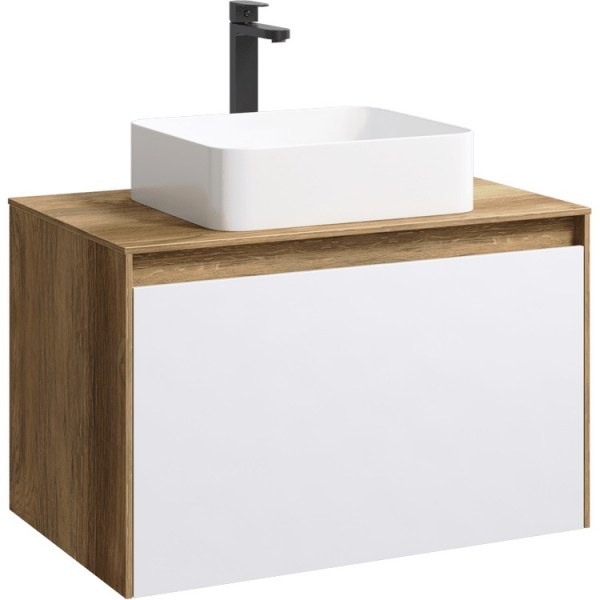 Мебель Aqwella 5 stars Mobi 80 дуб балтийский с белым