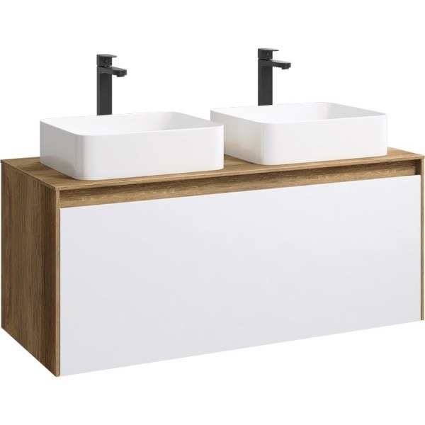 Мебель Aqwella 5 stars Mobi 120 дуб балтийский с белым