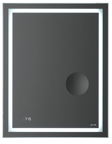 Зеркало AM.PM Gem 65 с косметическим зеркалом