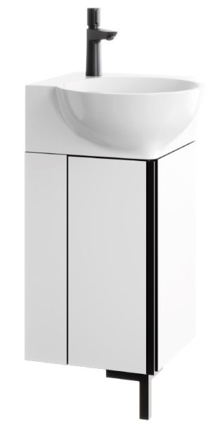 Мебель Aqwella Porto белая с черным