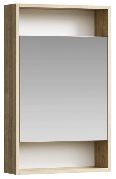 Зеркало-шкаф Aqwella City 50 дуб балтийский