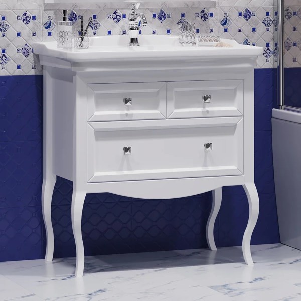 Мебель для ванной Opadiris Валери 85 белая