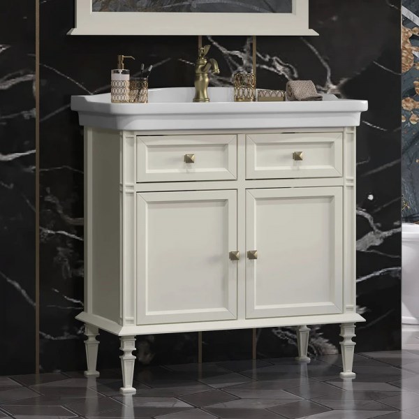 Мебель для ванной Opadiris Кантара 85 слоновая кость