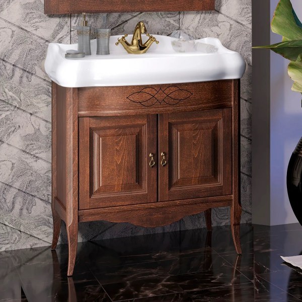 Мебель для ванной Opadiris Лоренцо 80 светлый орех