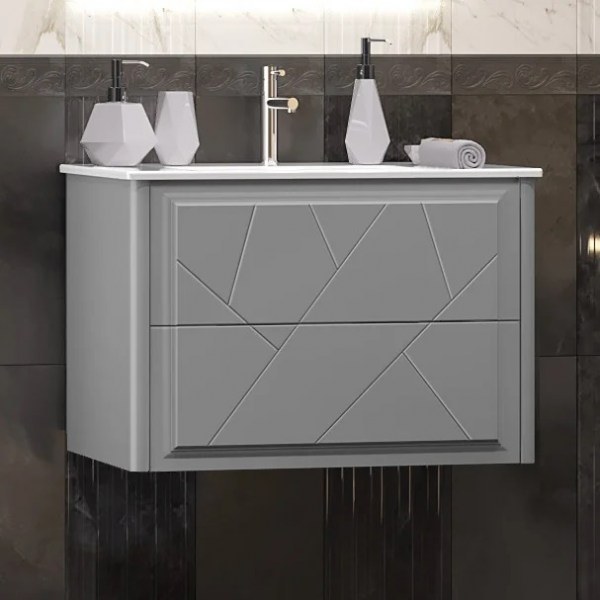 Мебель для ванной Opadiris Луиджи 70 серая