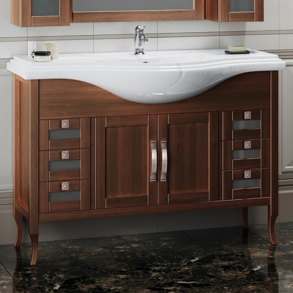 Мебель для ванной Opadiris Мираж 120 светлый орех