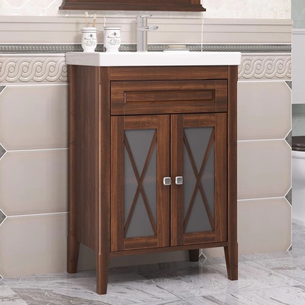 Мебель для ванной Opadiris Палермо 60 светлый орех