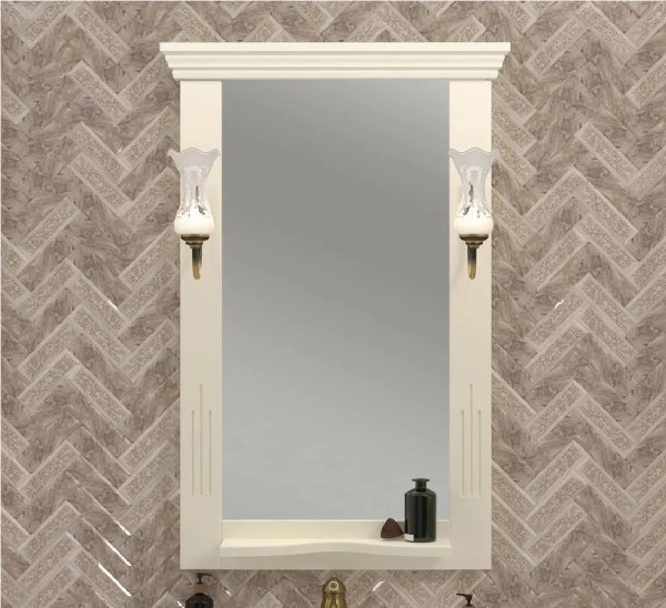 Зеркало для ванной Opadiris Риспекто 65 слоновая кость