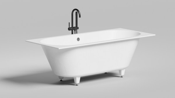 Ванна Salini Ornella Axis 170x70 S-Stone матовая из искусственного камня