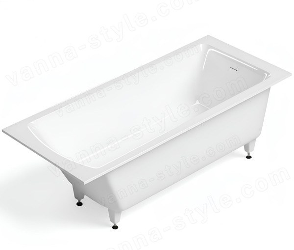Ванна Salini Cascata Kit 170x75 S-Sense глянцевая из искусственного камня