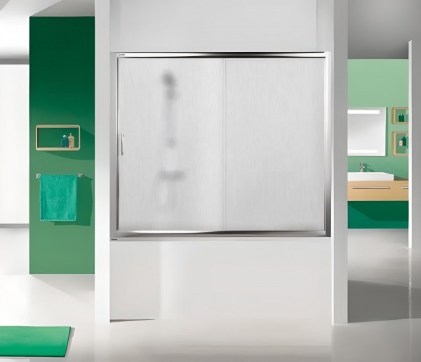 Шторка на ванну RGW Screens SC-42 150x150 с рифленым стеклом