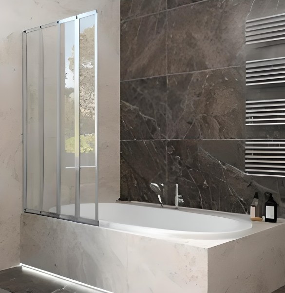 Шторка на ванну Veconi Palau PL74L-120-01-19C4 120x150