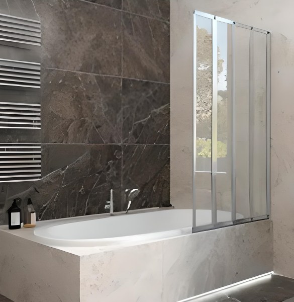 Шторка на ванну Veconi Palau PL74R-90-01-19C4 90x150