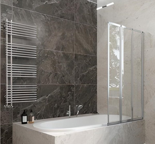 Шторка на ванну Veconi Palau PL73R-90-01-19C4 90x150 