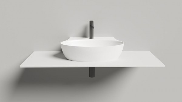 Раковина Salini Alda Wall 01 из искусственного камня