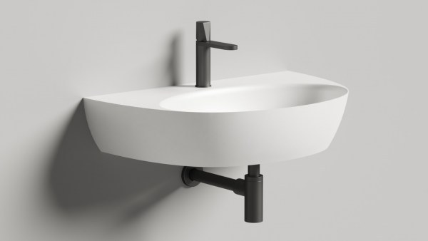 Раковина Salini Alda Wall 03 из искусственного камня