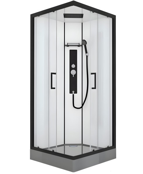 Душевая кабина Black&amp;White G8002 90x90