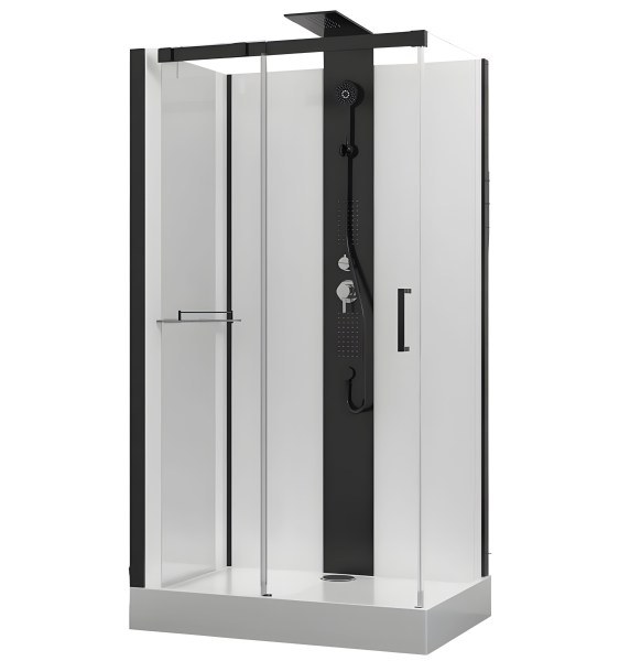Душевая кабина Black&amp;White G8708 110x80